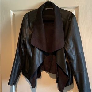 Faux leather jacket